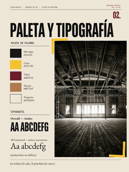 Clara, tipografía